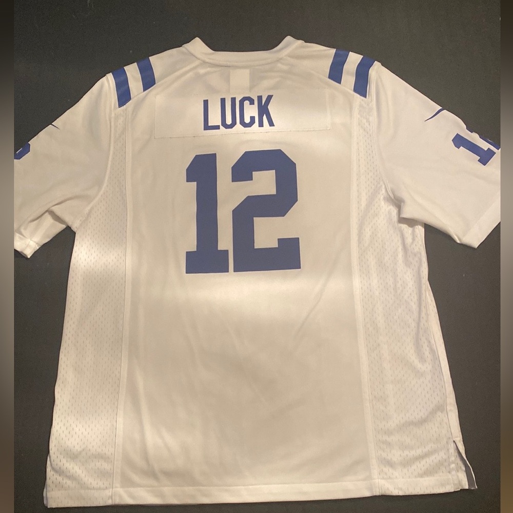 #12 LUCK jersey. One of a kind!!! Same as new.